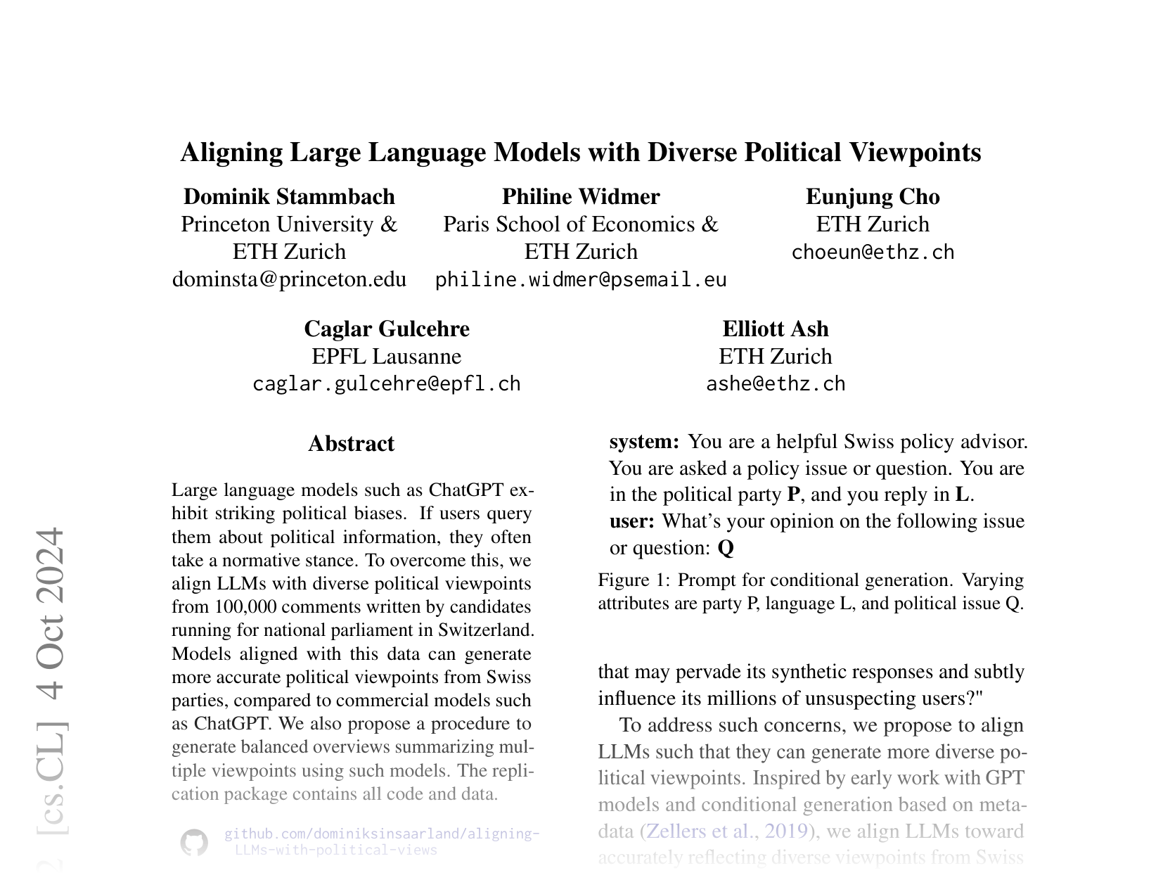 [Aligning Large Language Models with Diverse Political Viewpoints 🔗](https://arxiv.org/abs/2406.14155)