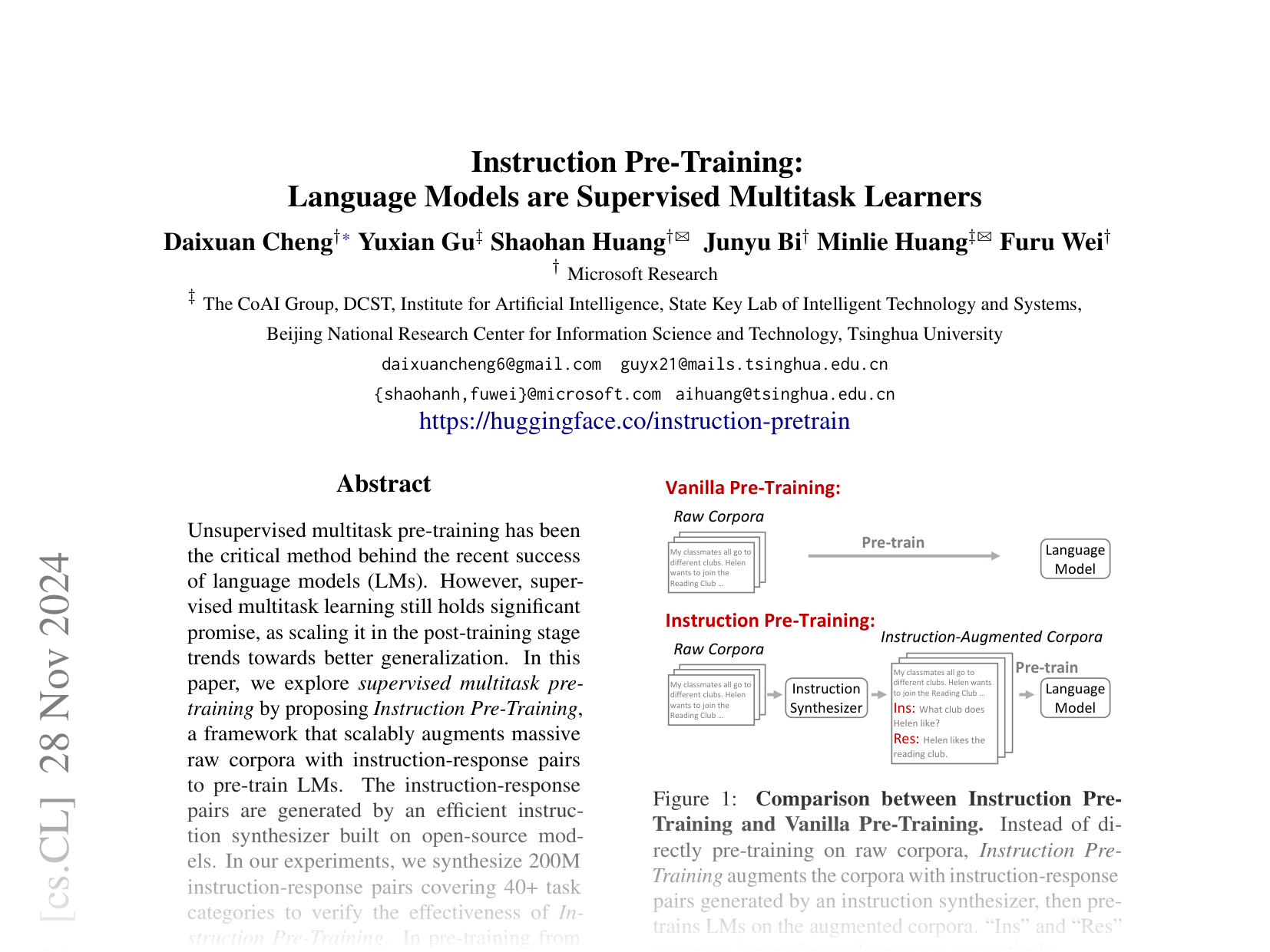 [Language Models are Supervised Multitask Learners 🔗](https://arxiv.org/abs/2406.14491)