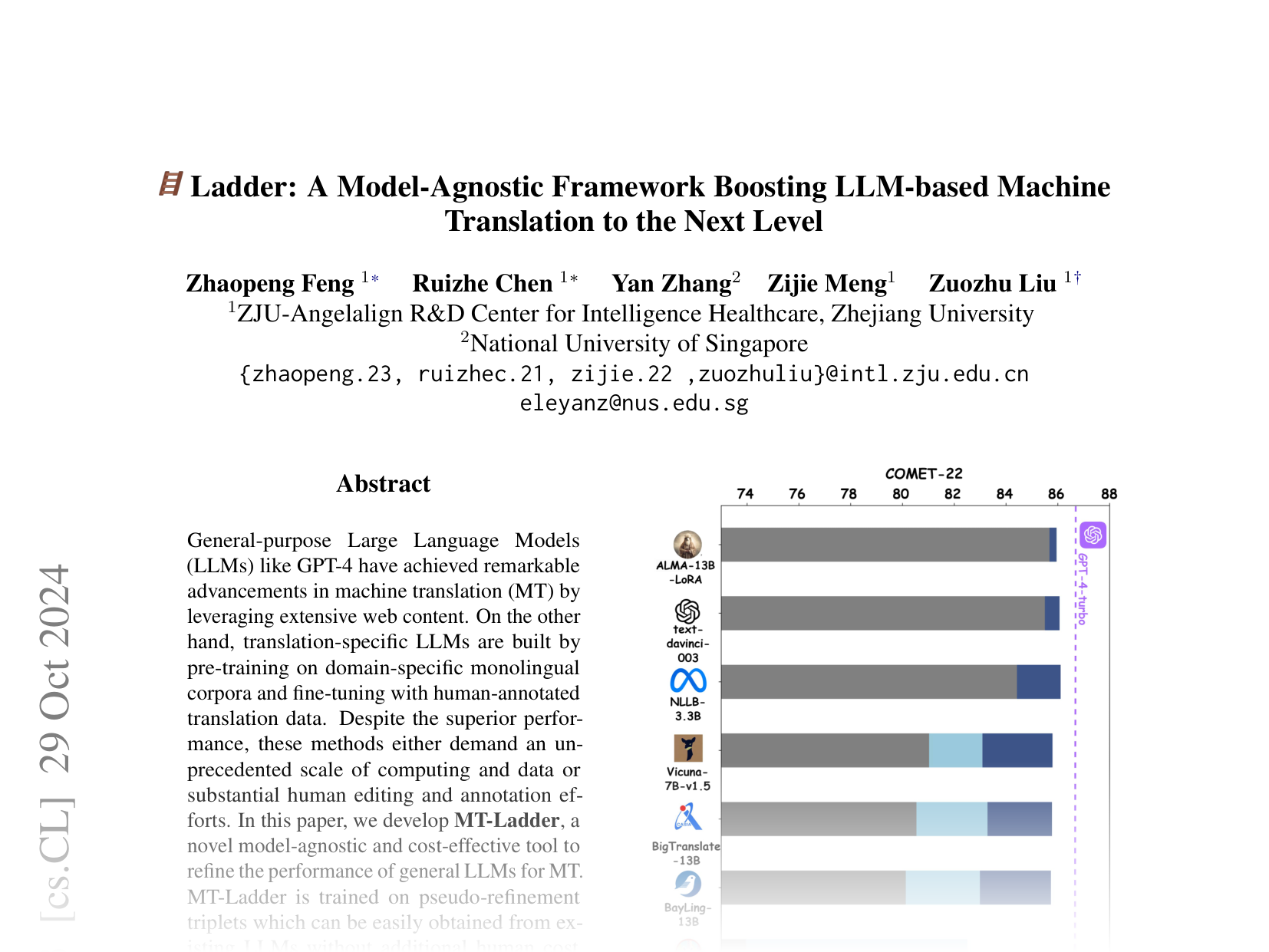 [Ladder: A Model-Agnostic Framework Boosting LLM-based Machine Translation to the Next Level 🔗](https://arxiv.org/abs/2406.15741)