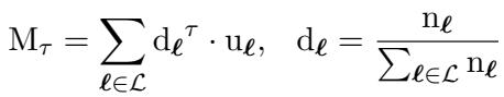 Equation for Utility measurement.