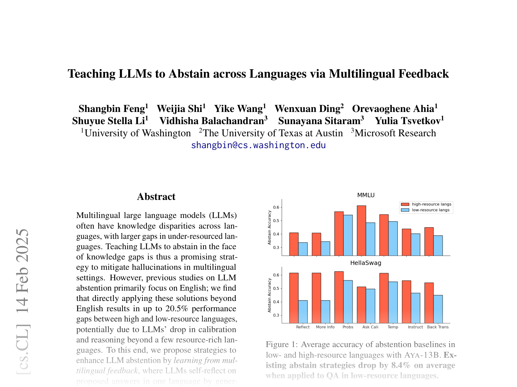 [Teaching LLMs to Abstain across Languages via Multilingual Feedback 🔗](https://arxiv.org/abs/2406.15948)