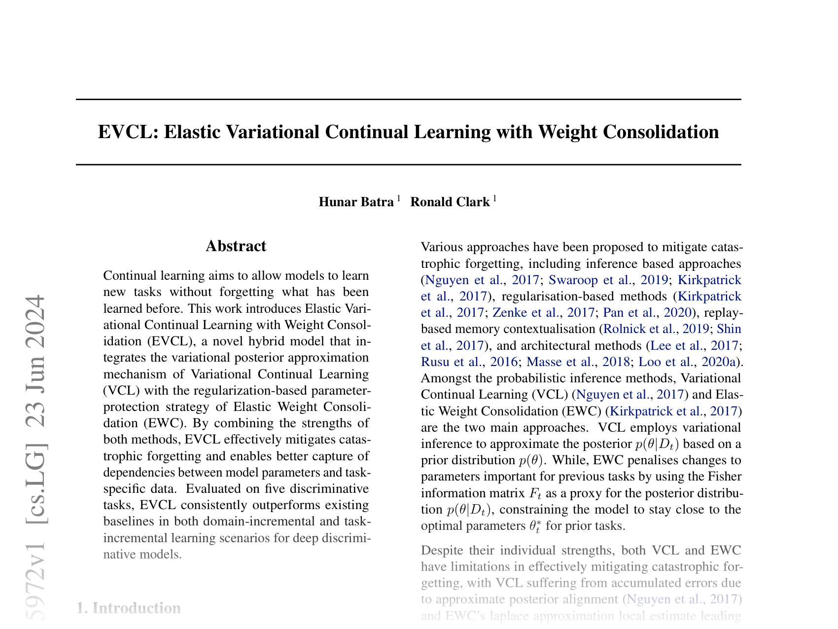 [EVCL: Elastic Variational Continual Learning with Weight Consolidation 🔗](https://arxiv.org/abs/2406.15972)