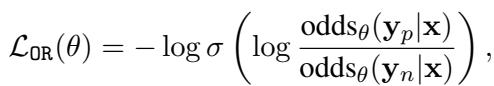 公式 14: 赔率比 (OR) 损失函数。
