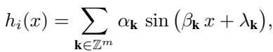 Mathematical expansion of a hidden neuron.