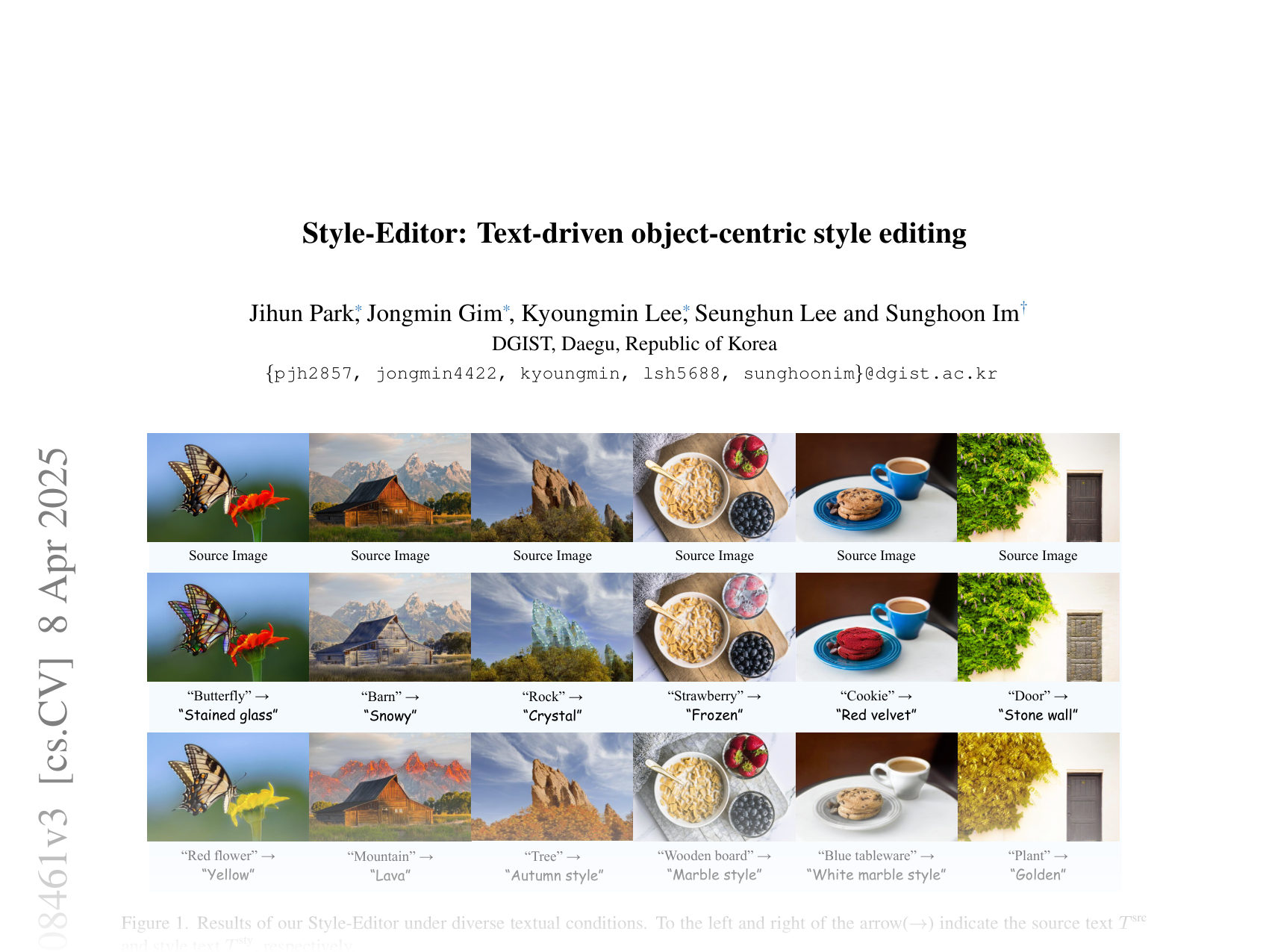 [Style-Editor: Text-driven object-centric style editing 🔗](https://arxiv.org/abs/2408.08461)