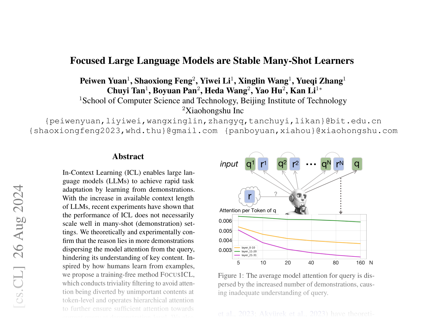 [Focused Large Language Models are Stable Many-Shot Learners 🔗](https://arxiv.org/abs/2408.13987)