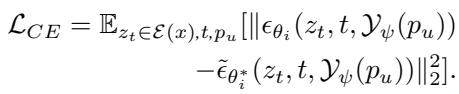 Equation for Concept Erasing Loss.