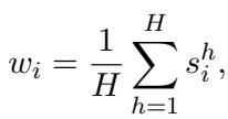 Equation for weight calculation