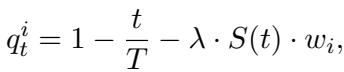 Equation for masking probability