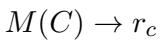 Equation showing the model evaluating the counterfactual C.