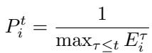 Anytime-valid p-value equation.