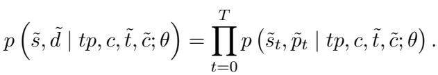 Equation for prediction conditioned on text prompts.