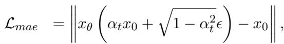 MAE Loss Equation.