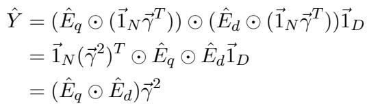 使用缩放参数 gamma 推导预测匹配分数的公式。