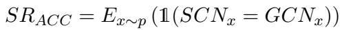 基于准确率的成功率公式。