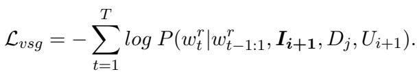 Equation for VSG Loss