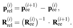 Equation for Relative TCP trajectory.