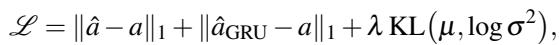 Loss function for Smooth-ACT.