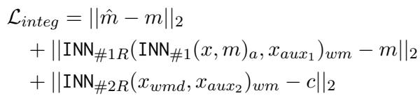 完整性损失的公式。