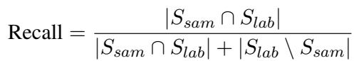 召回率公式