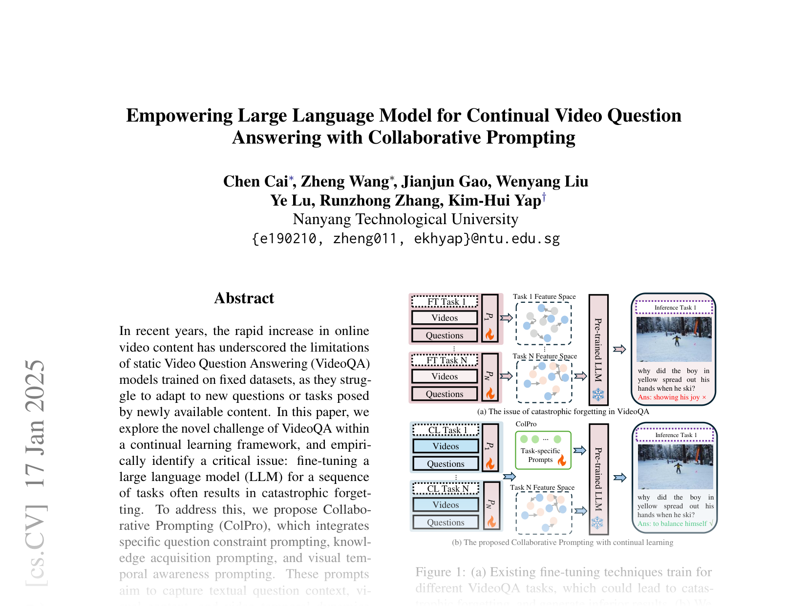 [Empowering Large Language Model for Continual Video Question Answering with Collaborative Prompting 🔗](https://arxiv.org/abs/2410.00771)