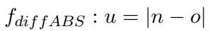 绝对差值的公式。