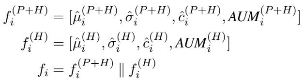 公式 7: 特征向量构建