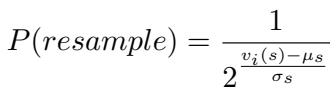 Equation for resampling based on video length
