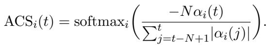 Equation for Absolute Convergence Score