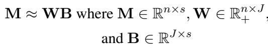 Matrix M approximation formula