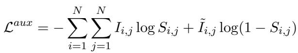 Equation 6: Auxiliary Loss function.
