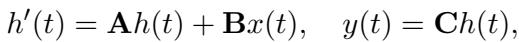 Continuous State Space Equation