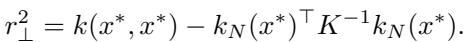 Definition of r-perp squared.