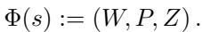 Equation defining Scene Language as a tuple of Words, Programs, and Embeddings.