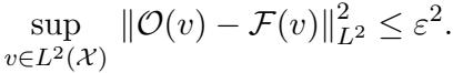 The oracle error bound epsilon.