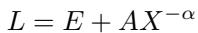 Equation for scaling laws