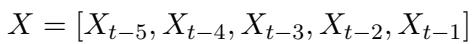 Equation for X input