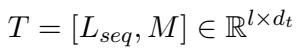 Equation for T vector