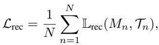Equation for Multi-reblur loss.