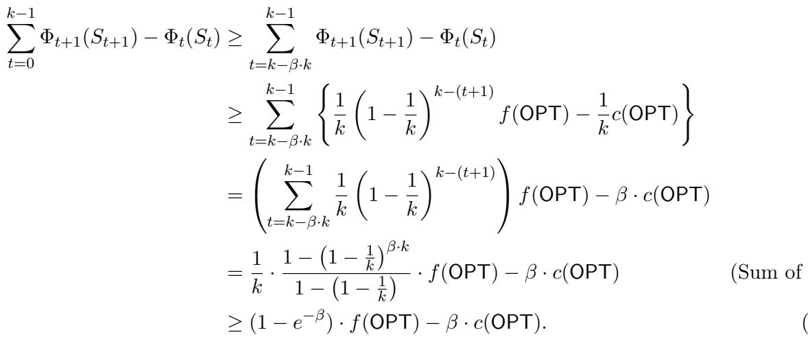 Analysis of the difference in potential functions.
