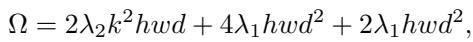 Equation 9: Complexity calculation showing the reduction based on lambda scalars.