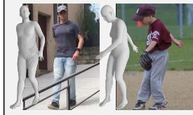 Figure 4. Examples on Image-to-Text and Image-Diff tasks. We mark incorrect captions in red and correct in green. UniPose can accurately perceive a person&rsquo;s orientation from images.