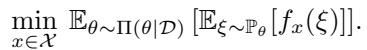 Standard Bayesian Risk Objective