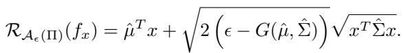 Closed form for Gaussian