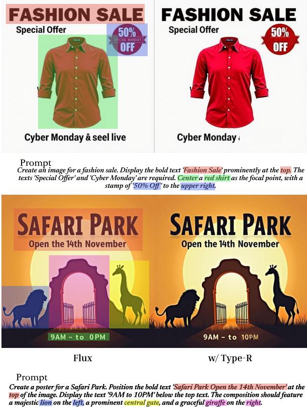 Figure 14 shows Type-R interpreting rough layout specifications.