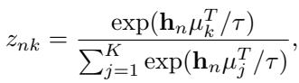 Equation for Responsibility Estimation in EMA.