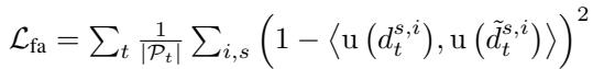 Equation 7: The Feature Alignment Loss function.