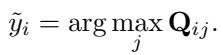 Pseudo-label assignment equation.
