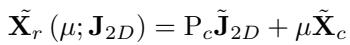 Equation for PGSE projection