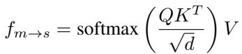 Equation for Attention Softmax